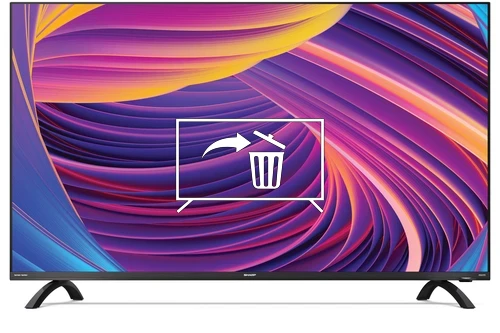 Désinstaller des applications sur Sharp 50DL3EA