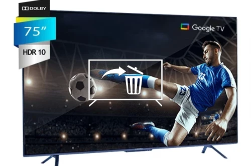 Desinstalar aplicaciones a Skyworth G22F Google TV 75″