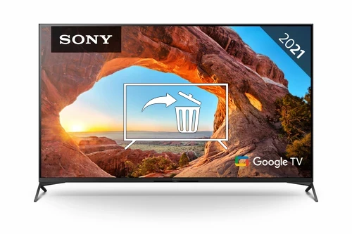 Uninstall applications on Sony 43X89J