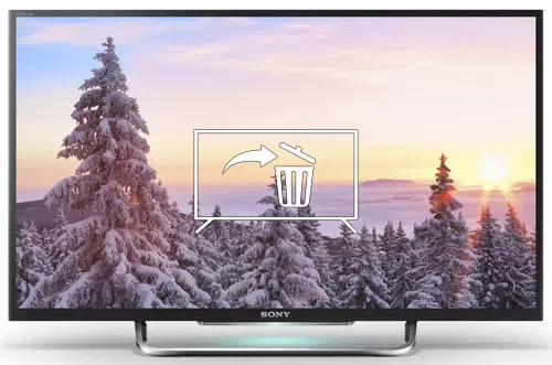 Uninstall apps on Sony 50" W800C