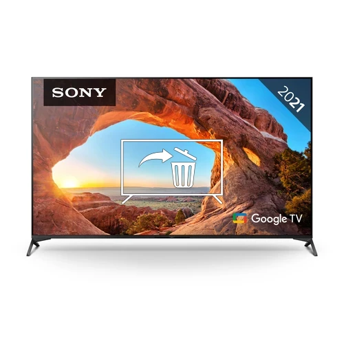 Uninstall applications on Sony 55 INCH UHD 4K Smart Bravia LED TV Freeview