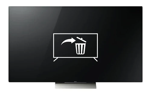 Uninstall apps on Sony 55" X9300D