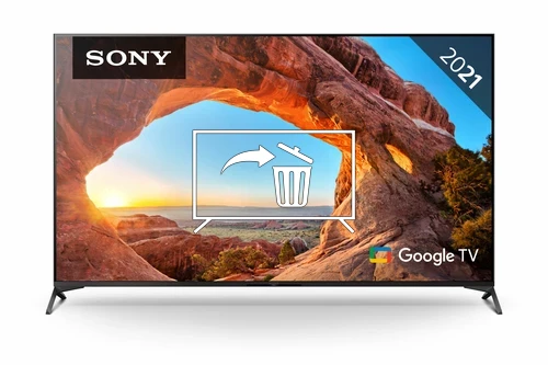 Uninstall apps on Sony 55X89J