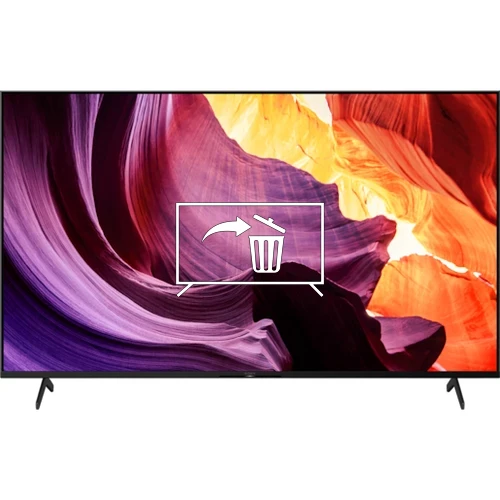 Désinstaller des applications sur Sony 75&quot; KD75X81KU LED TV