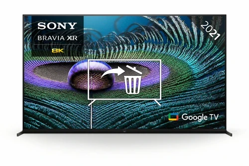 Uninstall apps on Sony 85Z9J