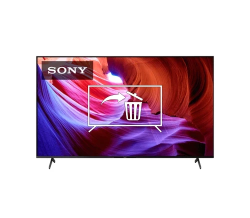 Desinstalar aplicaciones en Sony Bravia 75' X85K