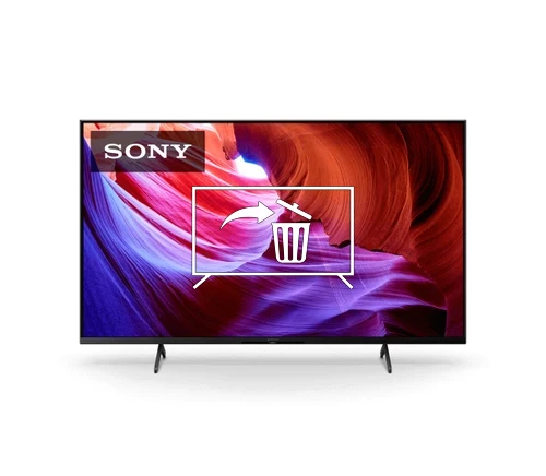 Uninstall apps on Sony Bravia X85K