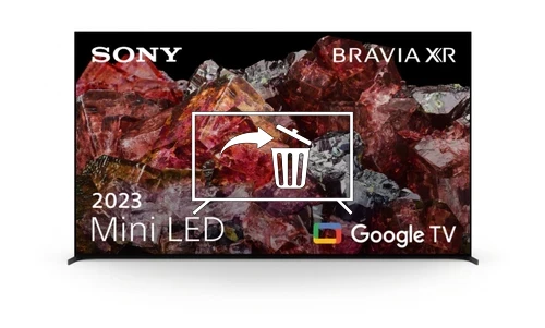 Desinstalar aplicaciones en Sony FWD-75X95L