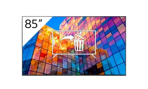 Uninstall apps on Sony FWD-85X81CH