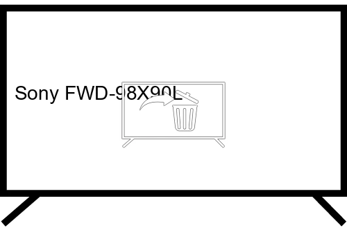 Désinstaller des applications sur Sony FWD-98X90L