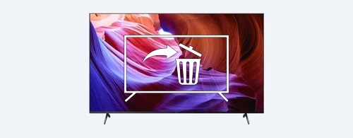 Uninstall apps on Sony KD-55X85K