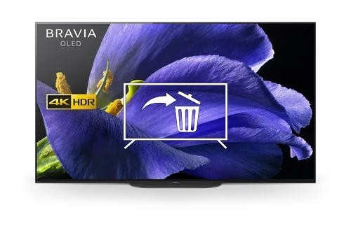 Desinstalar aplicaciones a Sony KD-65AG9BU 65-inch OLED 4K HDR UHD Smart Android TV