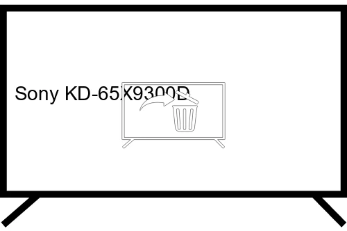 Desinstalar aplicaciones a Sony KD-65X9300D