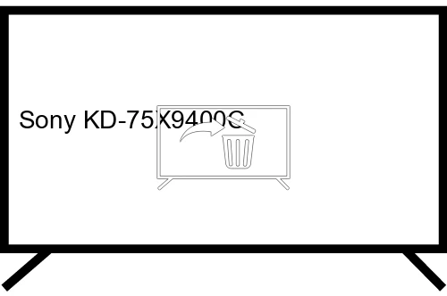 Desinstalar aplicaciones a Sony KD-75X9400C