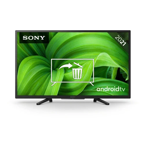 Desinstalar aplicaciones a Sony KD32W800PU