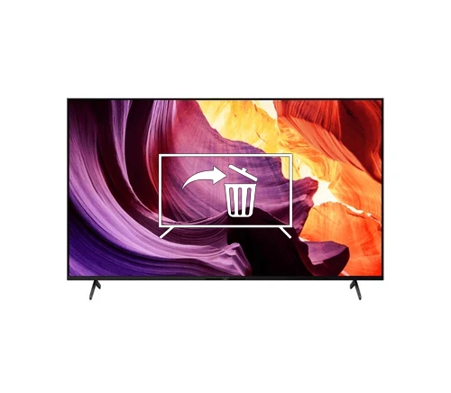 Uninstall applications on Sony Sony Bravia 65"