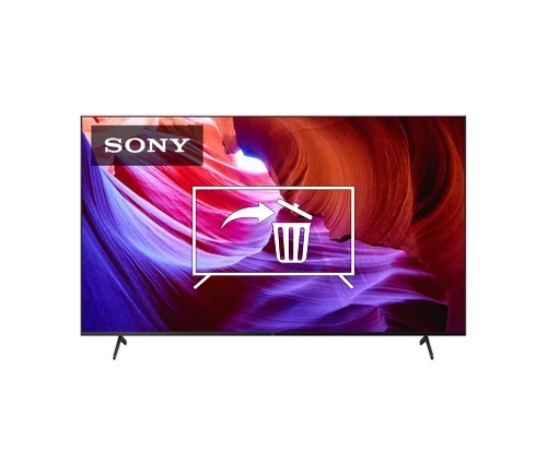 Desinstalar aplicaciones a Sony Sony Bravia 85" X85K