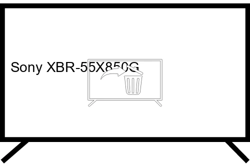 Desinstalar aplicaciones en Sony XBR-55X850G