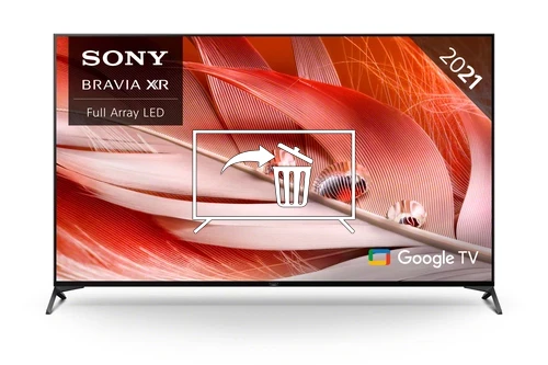 Uninstall applications on Sony XR-50X93J