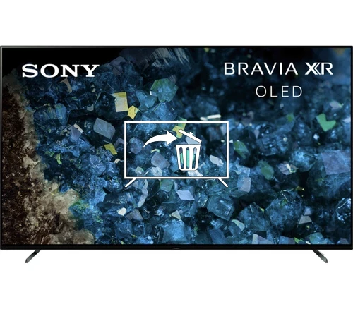 Désinstaller des applications sur Sony XR-55A80L