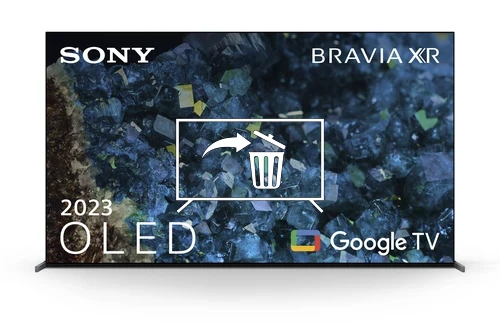 Désinstaller des applications sur Sony XR-83A80L