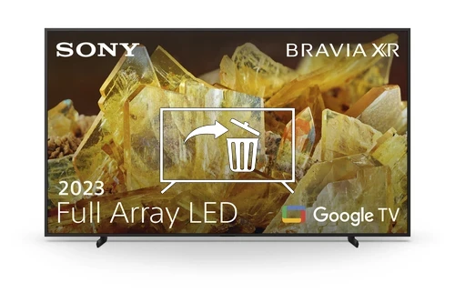 Désinstaller des applications sur Sony XR-98X90L