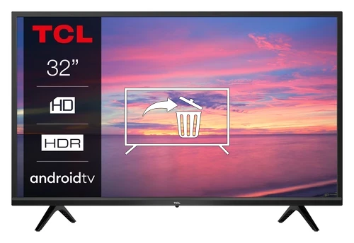 Desinstalar aplicaciones a TCL 32" HD Ready LED Smart TV