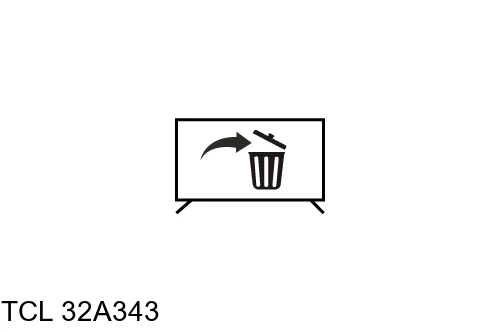 Uninstall apps on TCL 32A343