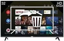 Uninstall apps on TCL 32F2A