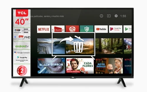 Désinstaller des applications sur TCL 40A325