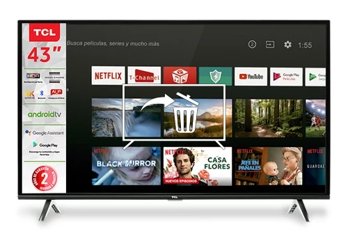 Desinstalar aplicaciones en TCL 43A423