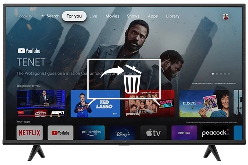 Uninstall apps on TCL 43S446