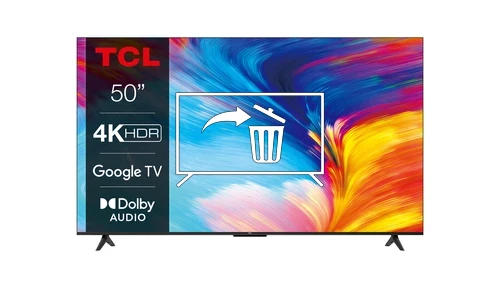 Desinstalar aplicaciones a TCL 4K Ultra HD 50" 50P635 Dolby Audio Google TV 2022