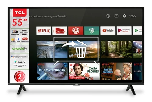 Desinstalar aplicaciones en TCL 55A421