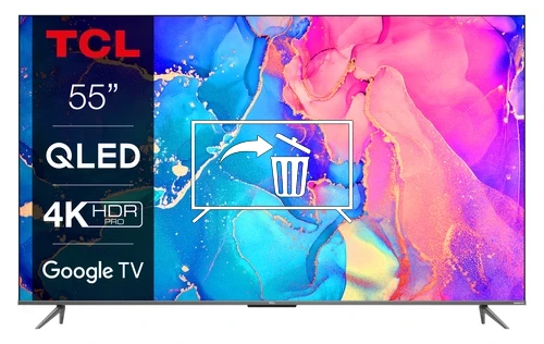 Uninstall apps on TCL 55C635