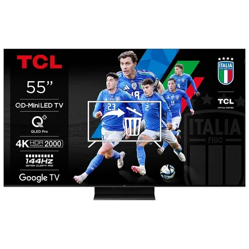 Desinstalar aplicaciones en TCL 55C765