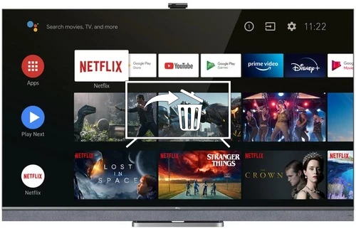Uninstall apps on TCL 55C822TCL