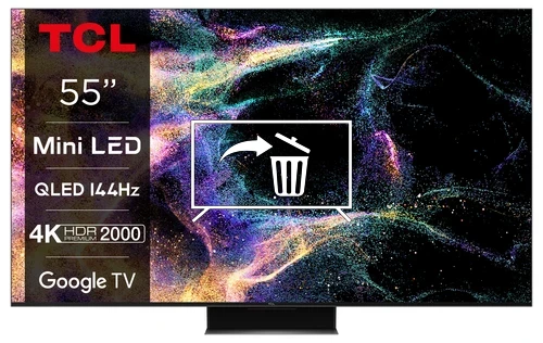 Uninstall apps on TCL 55C849