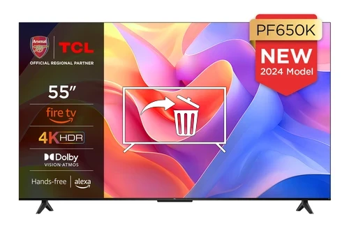 Uninstall apps on TCL 55PF650K