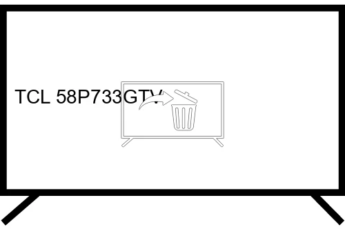 Desinstalar aplicaciones a TCL 58P733GTV