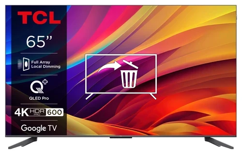 Desinstalar aplicaciones en TCL 65QLED810 4K QLED Google TV