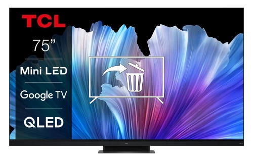 Uninstall apps on TCL 75C935 4K Mini LED QLED Google TV