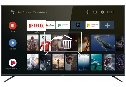 Désinstaller des applications sur TCL 75EP662