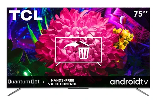 Uninstall apps on TCL 75Q637