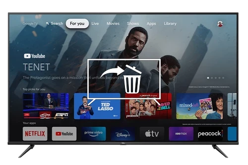 Uninstall apps on TCL 75S446