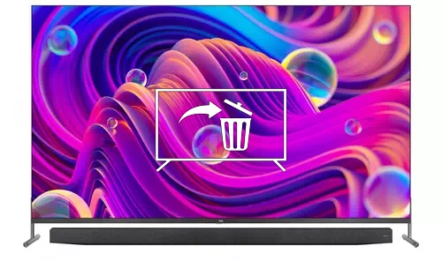 Uninstall apps on TCL 75X915