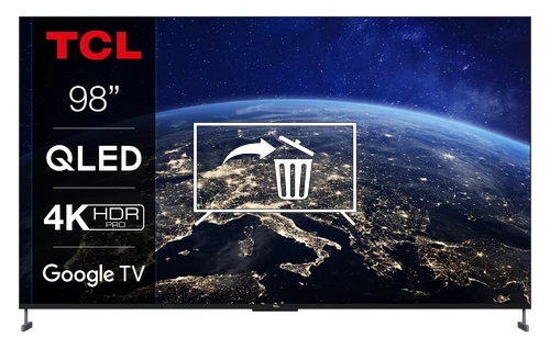 Désinstaller des applications sur TCL 98C735 4K QLED Google TV