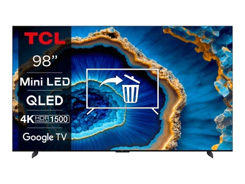 Desinstalar aplicaciones a TCL 98C809