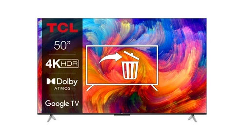 Uninstall apps on TCL LED TV 50P638