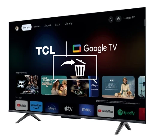 Desinstalar aplicaciones a TCL TCL 4K QLED TV with Google TV and Game Master 3.0